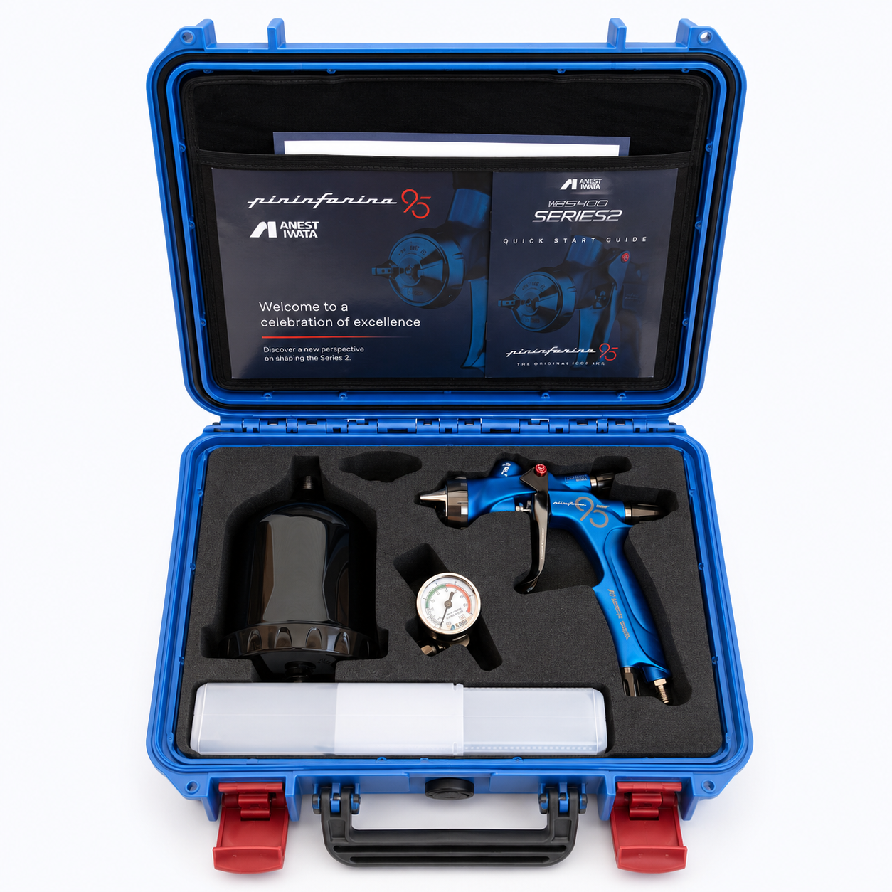 Anest Iwata LS-400 Series 2 HVLP 1.3 ETS + HVC – Édition Limitée Pininfarina95 PRO SET
