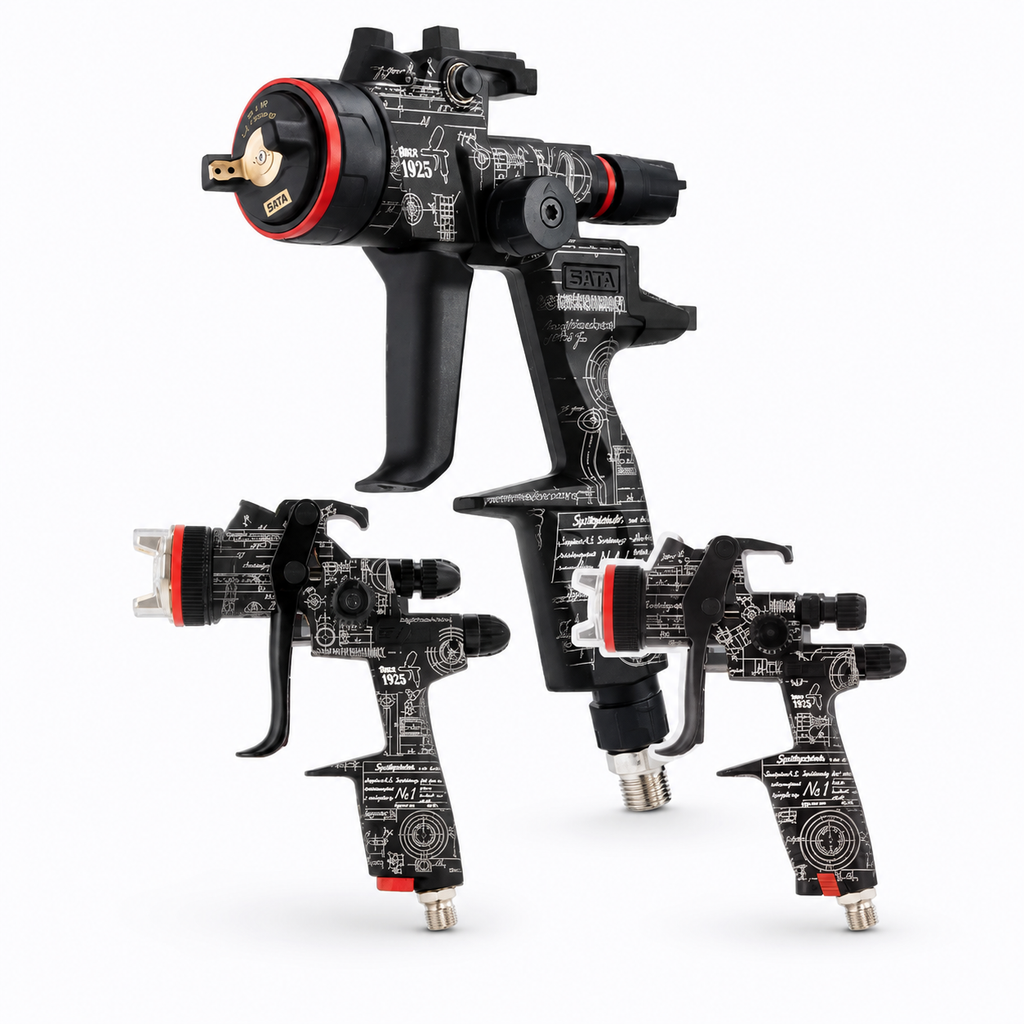 SATA VIP Case 100 Years Edition – Jet X 1.2 I HVLP + SATAjet 100 B F RP 1.6 + SATAminijet 4400 B RP 1.2 SR