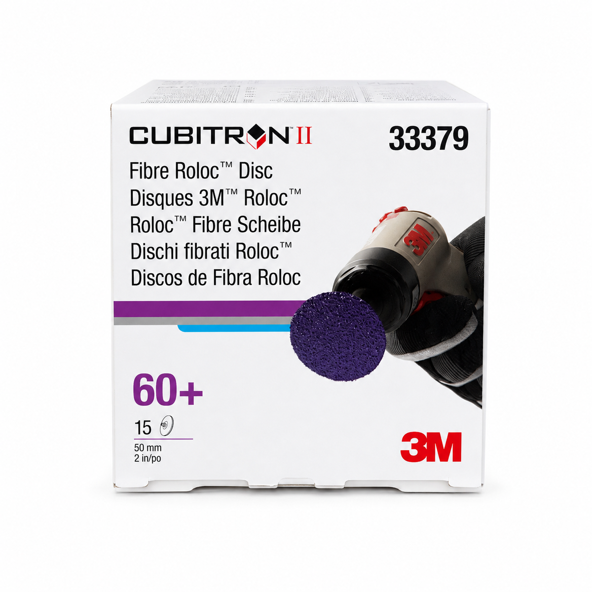 Disques 3M Roloc CUBITRON II- 50mm - Boîte de 15