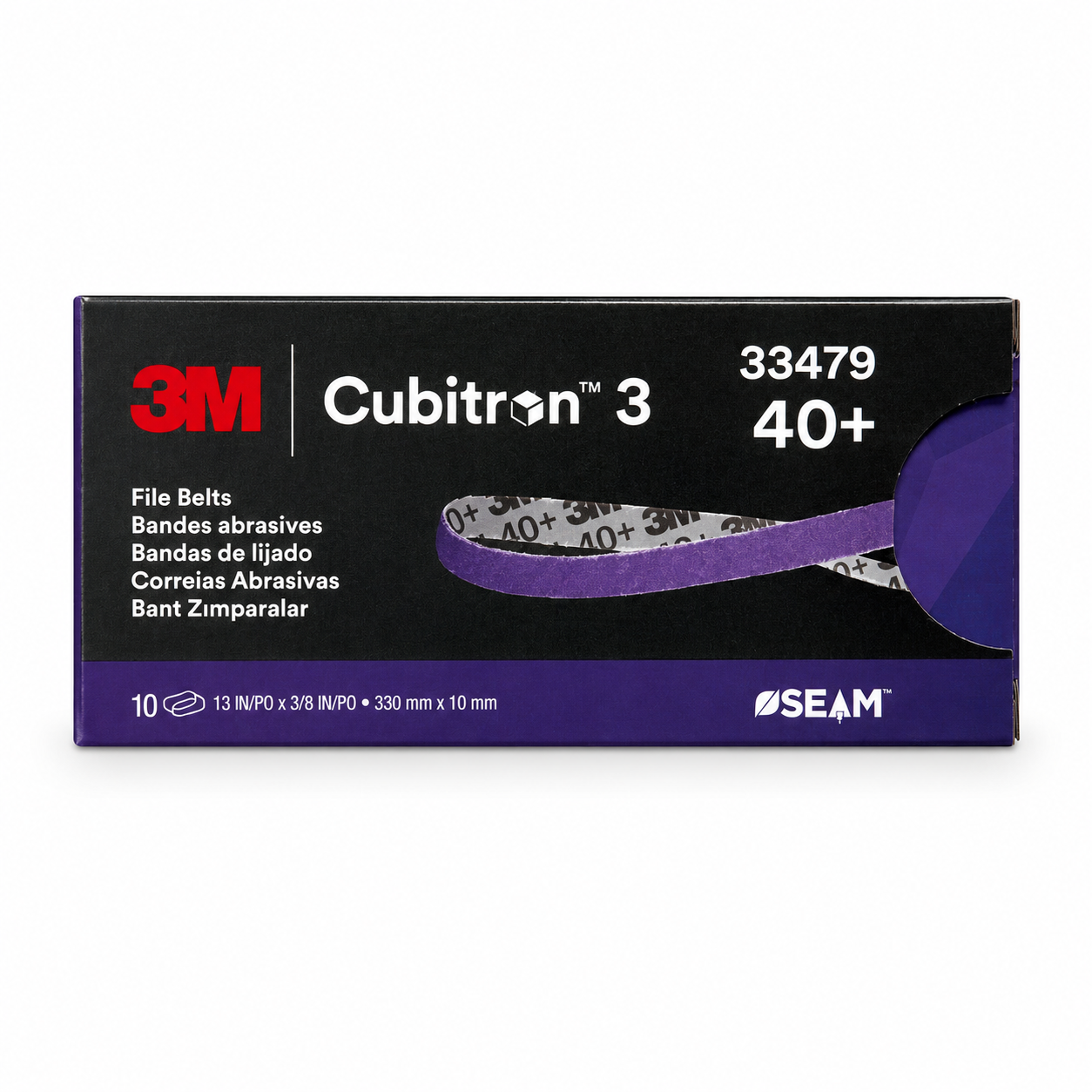 3M™ Cubitron™ 3 Bande abrasive 33479 – 10 × 330 mm