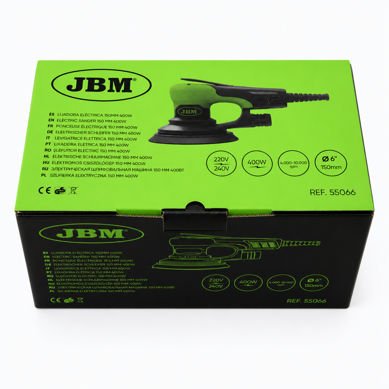 Boite ponceuse orbitale JBM 55066
